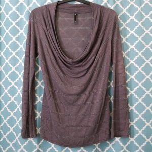 LOVE Culture Cowl Neck Blouse size medium